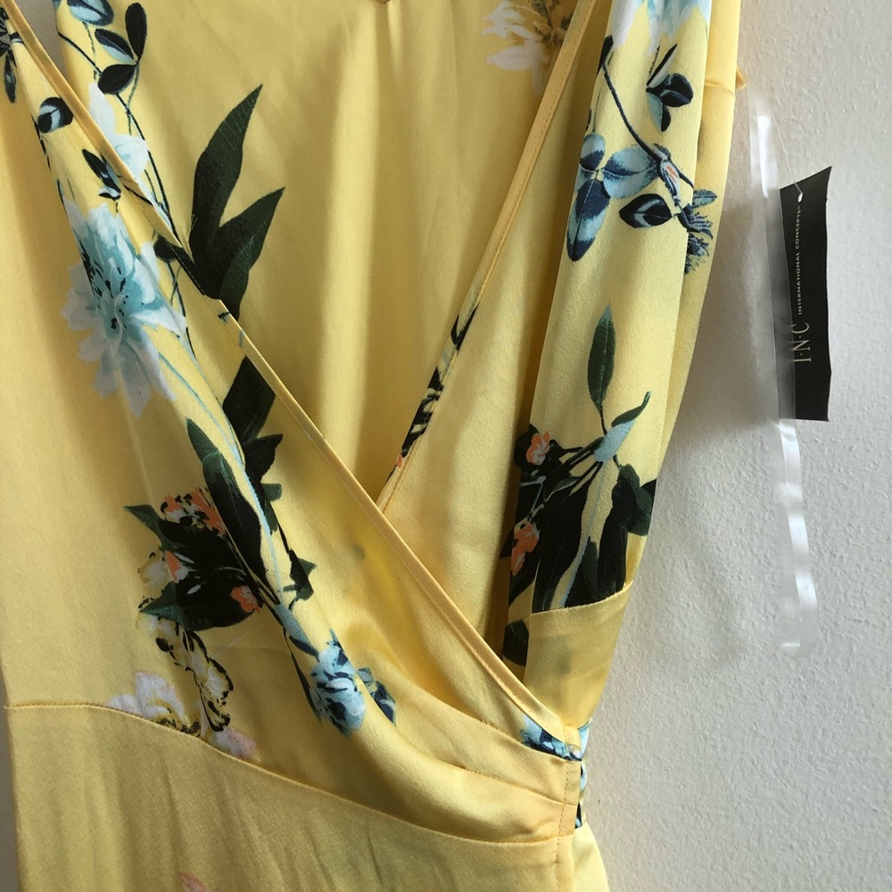 INC Ruffle Hem Wrap Dress 👗 - Picture 5 of 9